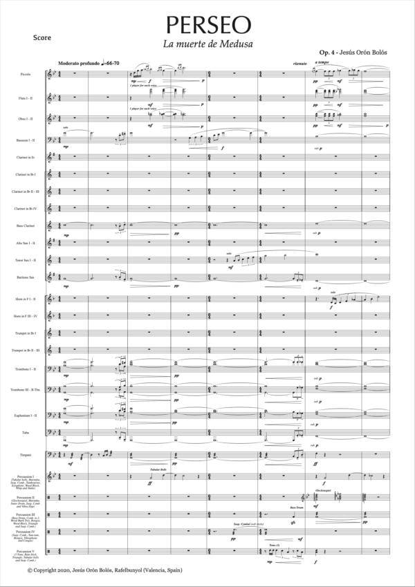 PERSEO: La muerte de Medusa Op.4 - Imagen 2