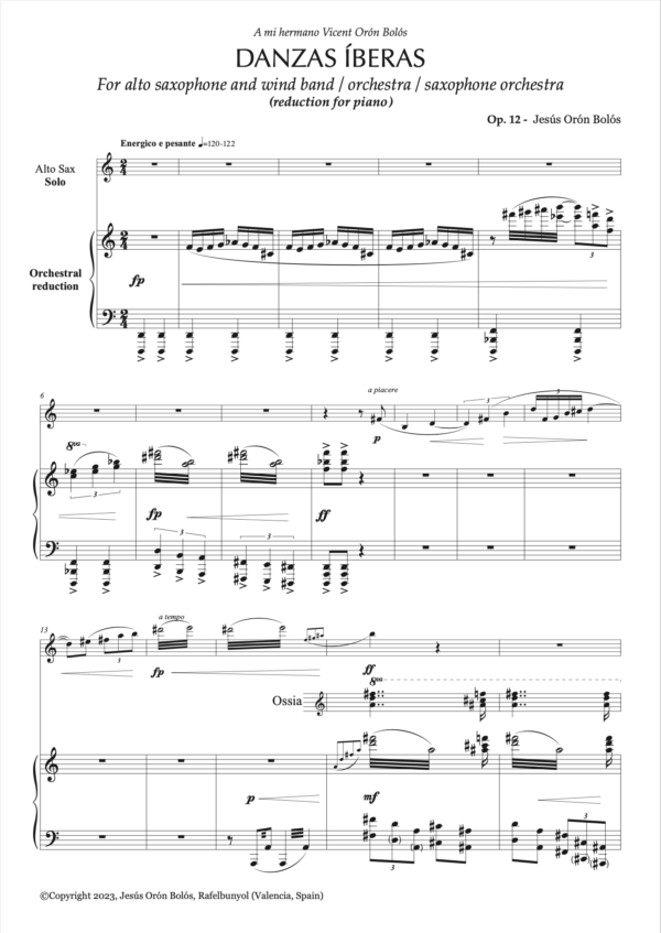 DANZAS ÍBERAS Op.12 - Imagen 2